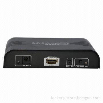 SCART and HDMI to HDMI Converter, Switch w/HDMI PAL NTSC Support